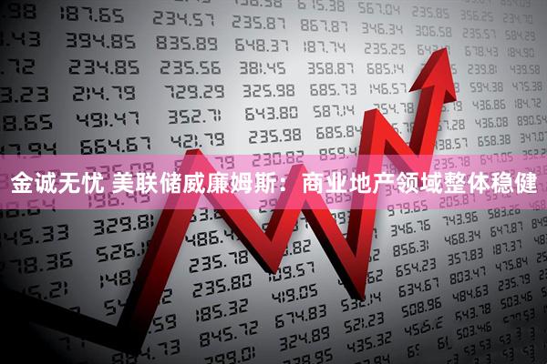 金诚无忧 美联储威廉姆斯：商业地产领域整体稳健